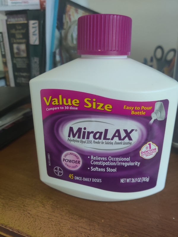 MiraLAX Laxative Powder 45 Days - 26.9 Oz - Value Size -