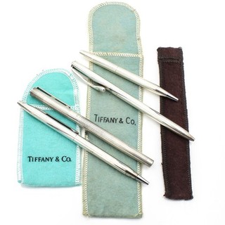 Tiffany & Co Sterling Silver Ballpoint Pens w/ Dust Covers Lot of 4 #X1015 3