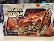 NOS Star Wars Clone Wars Separatist Forces Hailfire Droid Hasbro Complete OpenBX