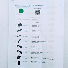 Lego 4705, Snape's Class, Harry Potter, 100% Complete w/ minifigs & instructions