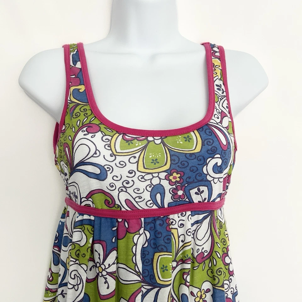 Vestido Babydoll Vintage Y2K Sello Húmedo Juniors Grande Preppy Corbata Hada Boho Foto 2 de 4