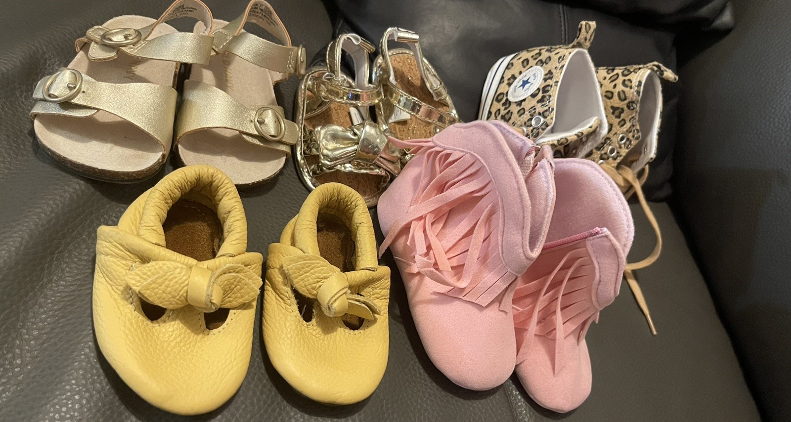 Super Cute New 0-3 Months Moccasins Sandals