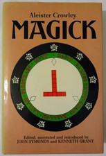 Magick Aleister Crowley 1988 Vintage Occult Hardback Book, Guild, Symonds,