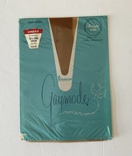 Vtg Penney s Gaymode Nylon Stockings Seamless Arresta Run Mesh 10.5 Long 35