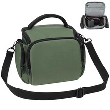 DSLR Camera Bag Waterproof Anti Shock SLR Camera Case Adjustable Shoulder Strap