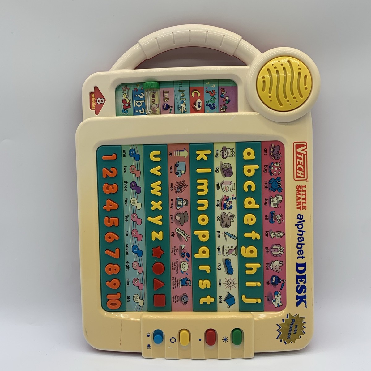 Vintage 90s Vtech Talking Little Smart Alphabet Desk Learning Toy