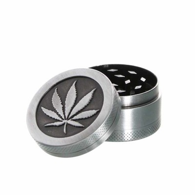 CHAMP HIGH Metal Leaf Grinder Botanic Crusher Mühle 3tlg. D: 4cm H: 2,2cm
