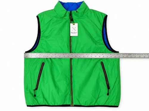 Robert Graham Men's 3XL Vest-Green Blue Pozo Reversible Quilted Puffer NWT image 6