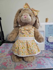 Handmade Build-A-Bear Floral Sundress w/ Matching Bow Large Back Bow Outfit