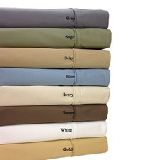 650-Thread-Count Bed Sheets - Free Sheets - Deep Pocket, Cotton Blend, Sateen...