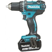 Makita DDF482RTJ Akku-Bohrschrauber 18V Mit Koffer 2X Akkus Und SchnellladegeräT