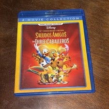 Disney Club Exclusive Saludos Amigos And The Three Caballeros - Blu Ray - OOP