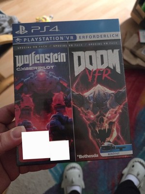 Bethesda Special VR Pack: Doom VFR + Wolfenstein Cyberpilot (PS4, Playstation 4)