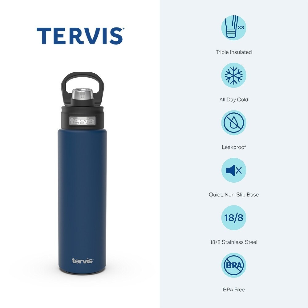Tervis Colorful Kayak 24oz Triple Walled Stainless Steel Insulated Water Bottle