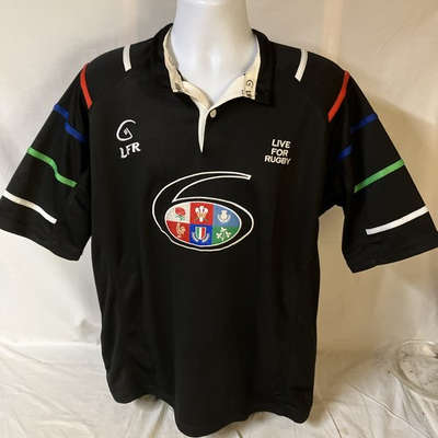 #ad Live For Rugby LFR 6 Nations Shirt Jersey Stitched Sewn Large Free Shipping $26.24