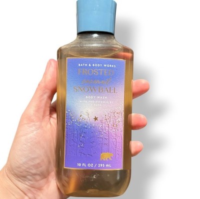 Bath & Body Works Frosted Coconut Snowball Body Wash 10oz New B5 + Aloe