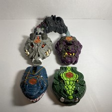 Lote De Colección Bluebird Mighty Max - Cíclope, Doom Dragon, Wolfship, Devorador de Hombres