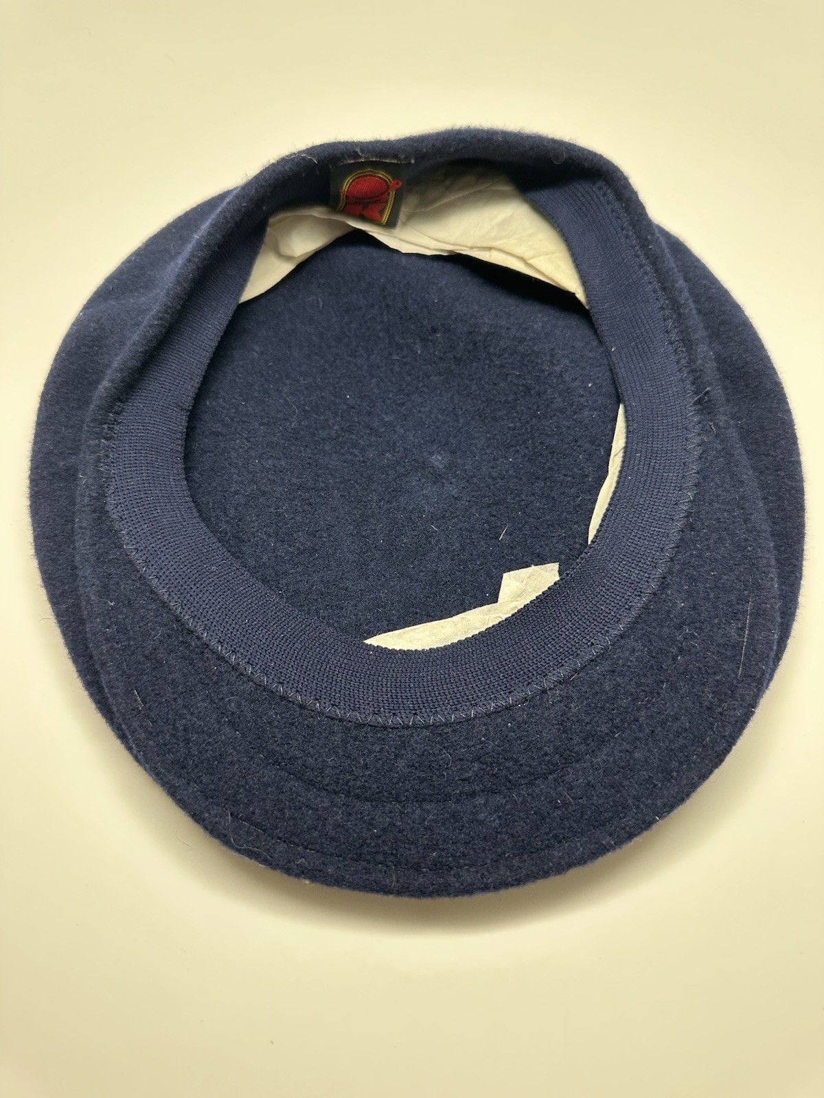 Vintage Kangol Wool Cabbie Newsboy Mens Beret Ivy Hat Blue RARE Turtle Logo NEW image 9