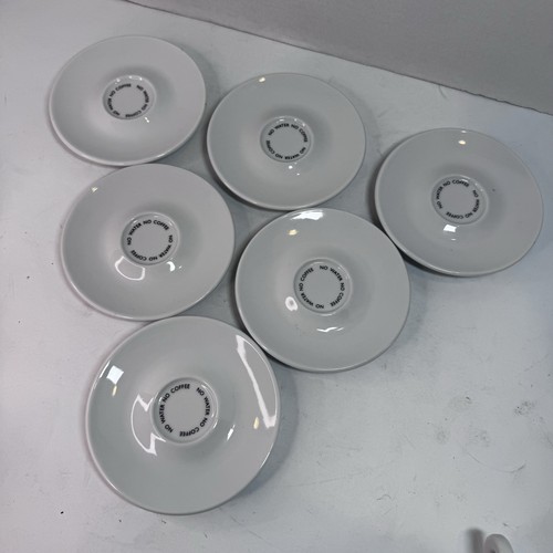 Illy Collection 2002 NO WATER NO COFFEE Set Of 6 Espresso Cups & 6 Saucers - Picture 22 of 24