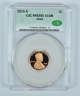 2010-S Lincoln Shield Cent PR69 RD DCAM CAC CACg *3880 — photo 1