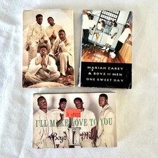 Boyz II Men Cassette Single Lot I  ll Make Love To You One Sweet Day Water Runs