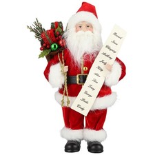 12'' Santa Claus Doll Santa Christmas Figure Ornament Toy Decor Figurine Gift