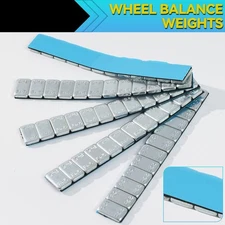 60Pcs Iron Stick on Wheel Tire Balance Weights 5g/10g Strong Adhesive For Cars