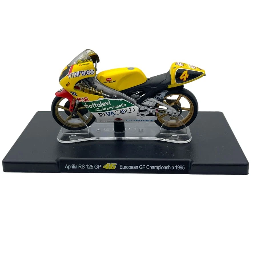 Modellino Moto Atlas 1/18 Aprilia RS 125 GP European GP Championship 1995 #4 ... - Immagine 3 di 3