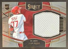 2022 Panini Select Juan Yepez Horizontal Rookie Jumbo Swatch #HRJS-JY MEM RC