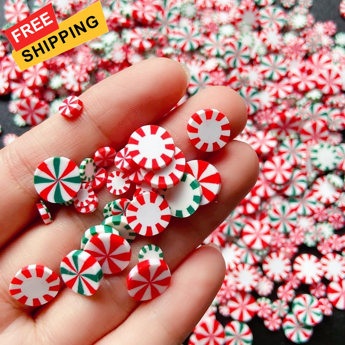 EHOPE Fake Sprinkles Christmas Polymer 01-Christmas-9 Styles 