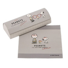 Peanuts Snoopy Glasses Eyeglass Case Charlie Brown Kamio Japan Limited New