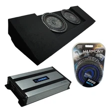 Kicker 43CVT104 10" Subwoofer Fits 15-25 Chevy Colorado Crew Cab w/ HA-A800.1