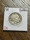 1914 P Buffalo Nickel Nice FN Fine Better Date U.S. 5c Type Coin (Raw18530)