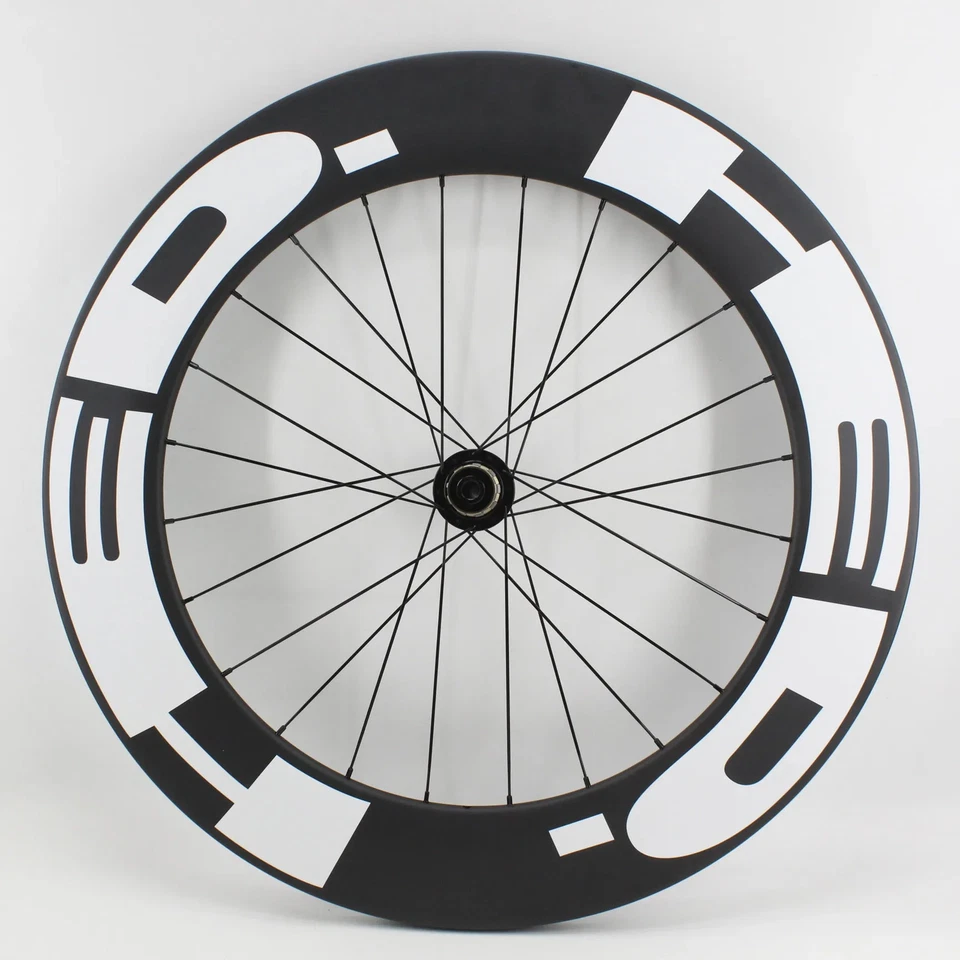 700C Full Carbon Fibre Road Bike Wheelset 60+88mm Tubeless Rims Disc Brake wheel - Image 3 of 4