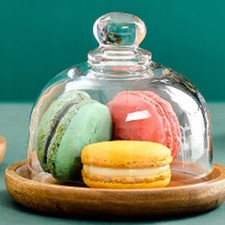 2X Multifunctional Dessert Serving Stand Cake Dish with Dome Lid4839
