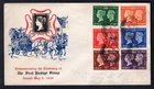 GB 1940 FDC Cover; Penny Black Centenary Set; Maltese Cross Cachet