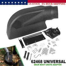 62468 Adapter Mow-N-Vac Kit Leaf Vacuum Bagger Universal Deck Boot Chute