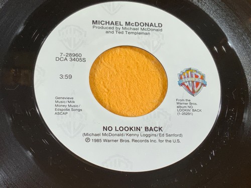 F5-55 MICHAEL McDONALD No Lookin’ Back - 1985 - 7-28960 - Imagen 2 de 6