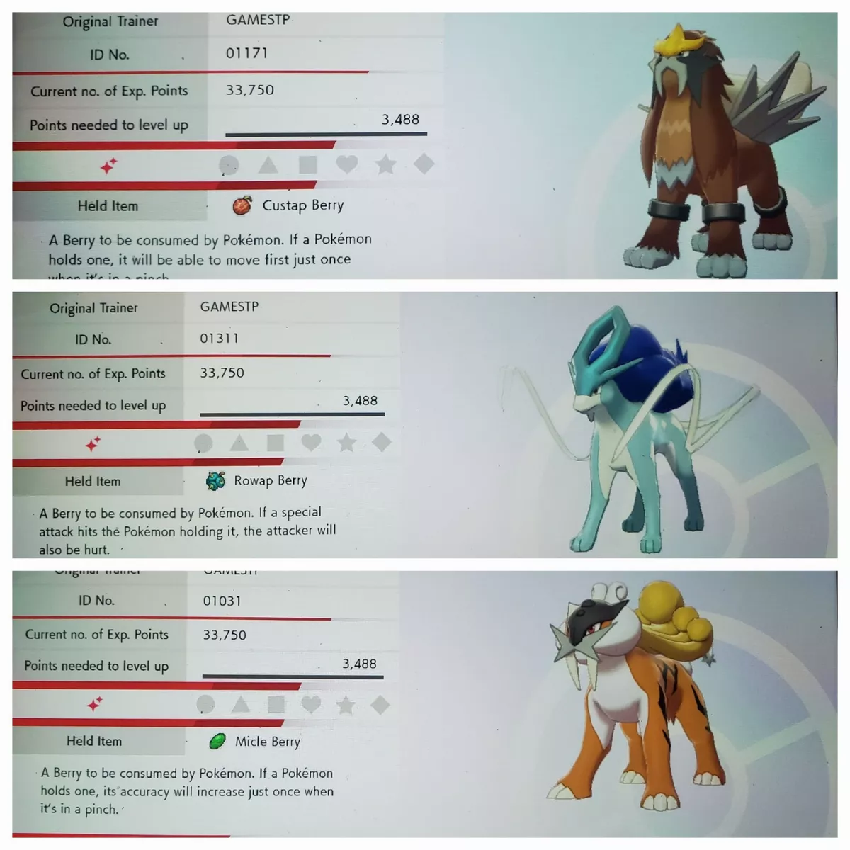 Pokemon GO Shiny Raikou, Shiny Entei, and Shiny Suicune guide