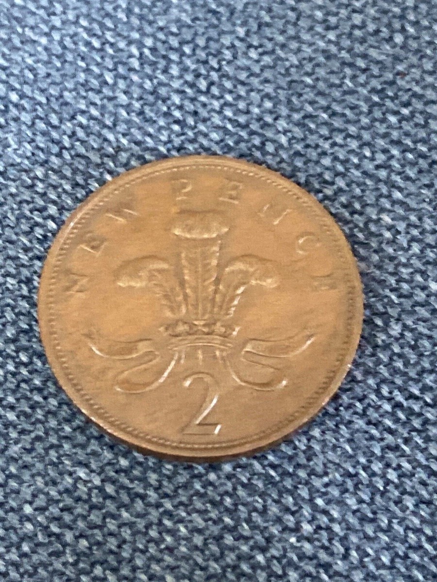 「RE・BIRTH Ⅱ」 RARE new pence 2 D.G.REG.F.D.1979 Elizabeth ll British coin