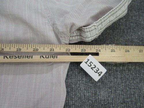 BKE Shirt Mens Large White Standard Fit Short Sleeve Pearl Snap Up Western L - Picture 11 of 14