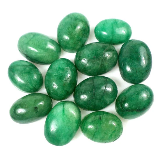 155Cts+/12Pcs Ebay Natural Oval Cab Brazilian Loose Green Emerald Gems Lot GEM - image 2 of 2