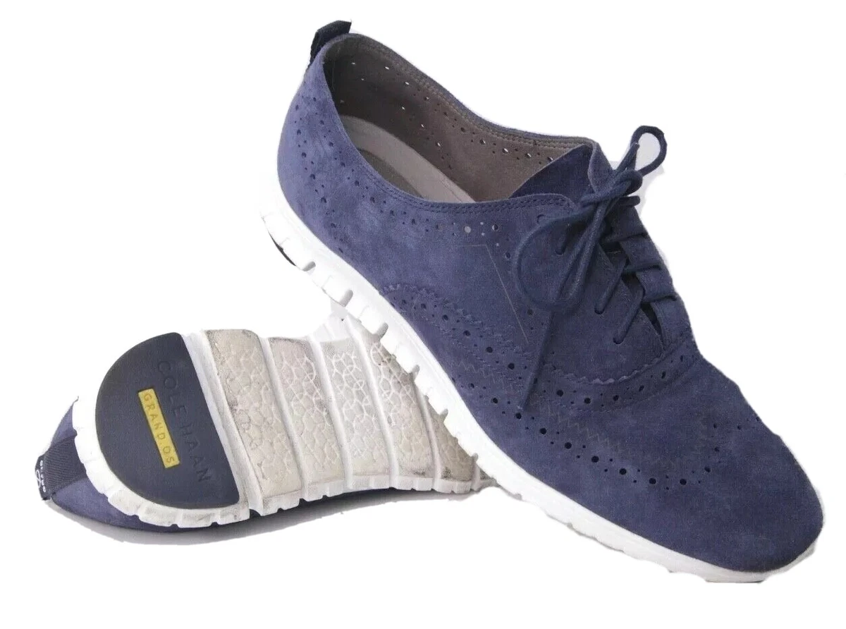 Cole haan women's sales blue suede shoes