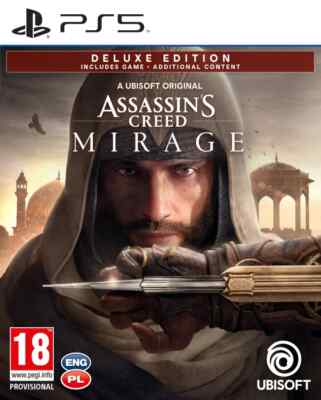 PS5 GAME Assassin's Creed: Mirage Deluxe PL POLAND NEW POLISH NEW SEALED