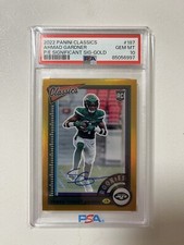 Ahmad Sauce Gardner PSA 10 #05/99 GOLD Rookie Auto 2022 NFL Classic RC SP Jets 