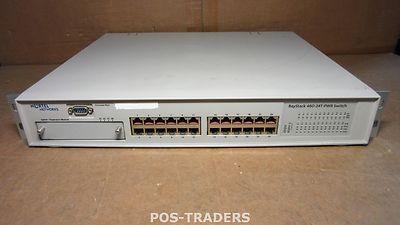 NORTEL 460-24T-PWR BayStack 24-Port  10/100 PoE Network Netzwerl Switch