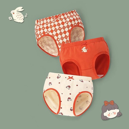3 Pack Girls' Antibacterial Underwear Toddler Baby Cotton Panties Tagless Briefs - Picture 30 of 31