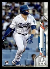 2020 Topps #292a Gavin Lux Rookie Card Los Angeles Dodgers