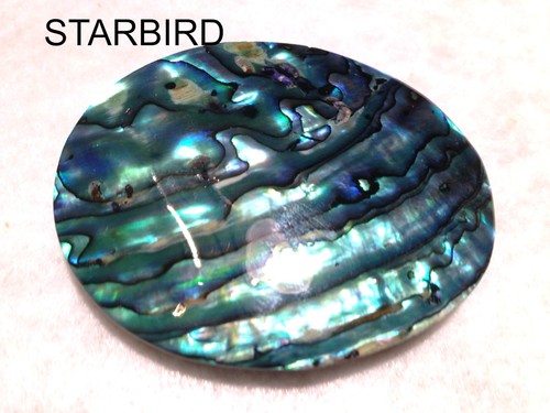 BARRA DE PELO AZUL PAUA SEA SHELL AÑOS 80 DE COLECCIÓN - Imagen 6 de 12