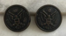 U.S. Military Button by Jewelers Products Corp, Prov., R.I. (2 Buttons)